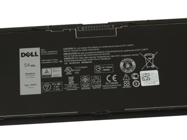 BATTERY - REAL GENUINE LATITUDE E7440 / E7450 / E7420 6-CELL 54WH ORIGINAL LAPTOP BATTERY - 3RNFD 7.4V 54WH - Image 2