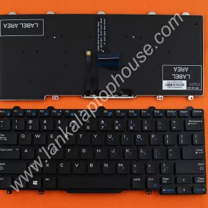KEYBOARD - DELL LATITUDE E7250 E5250 E7450 BACKLIT USA LAYOUT D2C6M 0D2C6M