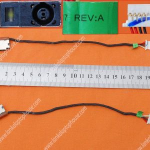 POWER JACK - HP PAVILION 15-AB SERIES, CABLE 18.5CM 806746-001 799749-F17 DC JACK