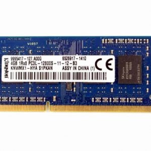 MEMORY -4GB DDR3 PC3L-12800 NEW LAPTOP RAM - KINGSTON