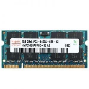 MEMORY - 4GB PC2-6400 DDR2-800 RAM NOTEBOOK