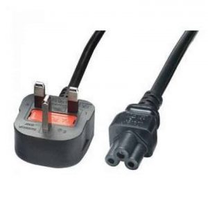 ACCESSORIES -POWER CABLE UK MODEL 13A 3 PRONG FUSED BLACK