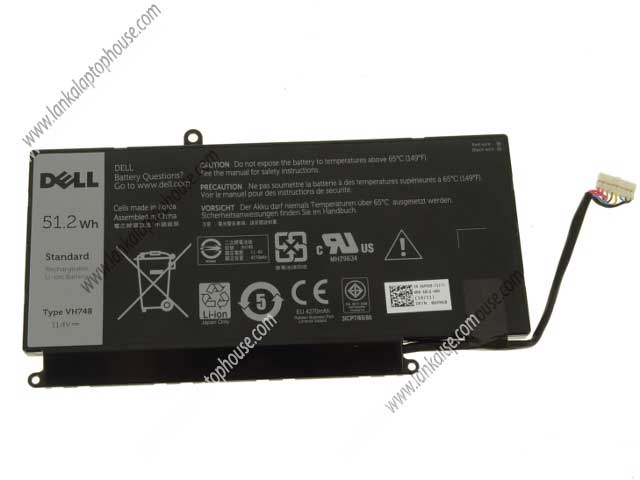 Battery-Dell Vostro 5460 / 5470 / 5480 / 5560 / 4-cell 51.2Wh OEM Original Laptop Battery - VH748
