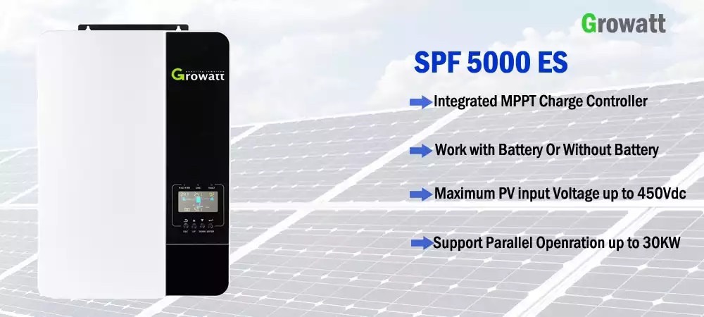 Growatt Hybrid Solar Inverter 5KW 230VAC 48VDC MPPT 100A Pure Sine Wave 50Hz60Hz Can Work Without Battery - in Stock - Image 8