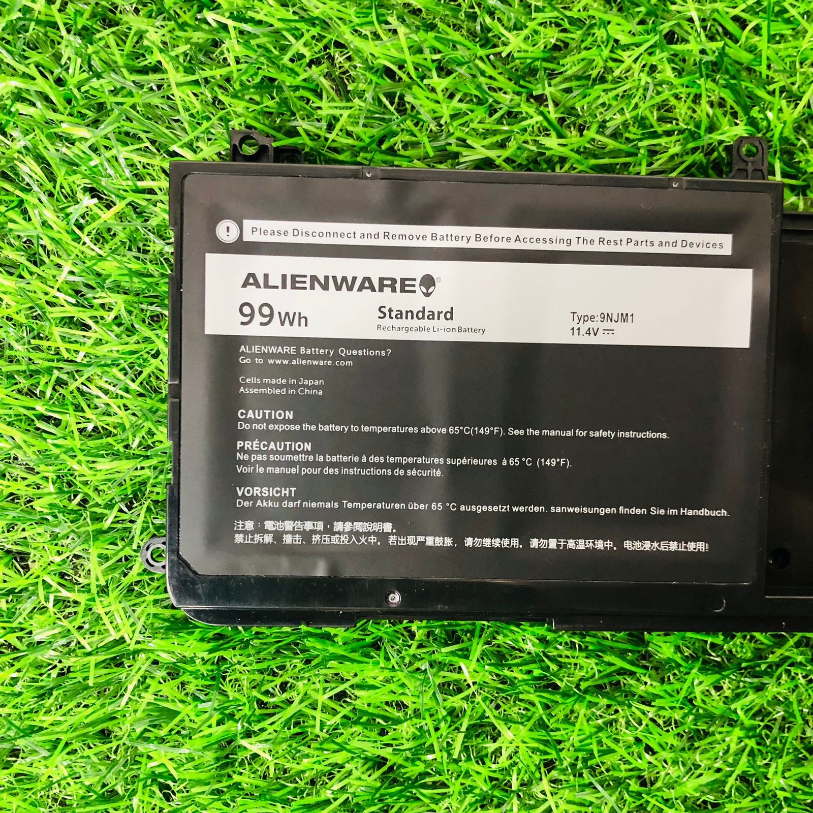9NJM1 Laptop Battery Compatible with Dell Alienware 15 R3 R4 17 R4 R5 Series Notebook 0546FF 0HF250 44T2R HF250 MG2YH 0MG2YH 11.4V 99Wh 8820mAh - Image 3