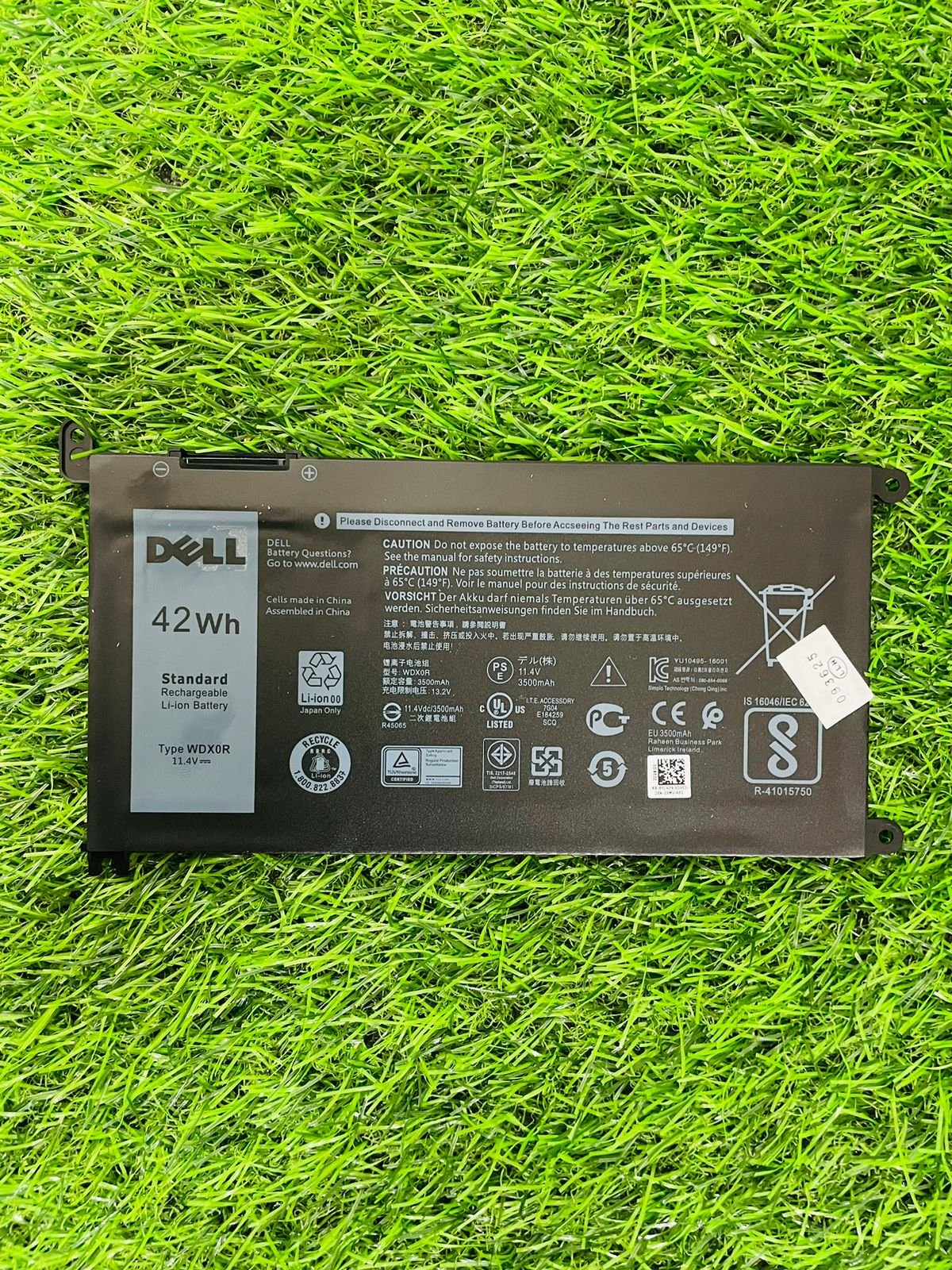 BATTERY - DELL REAL GENUINE INSPIRON 5568 5368 5567 7368 3CRH3 WDX0R 3Cell 11.4v 43Whr