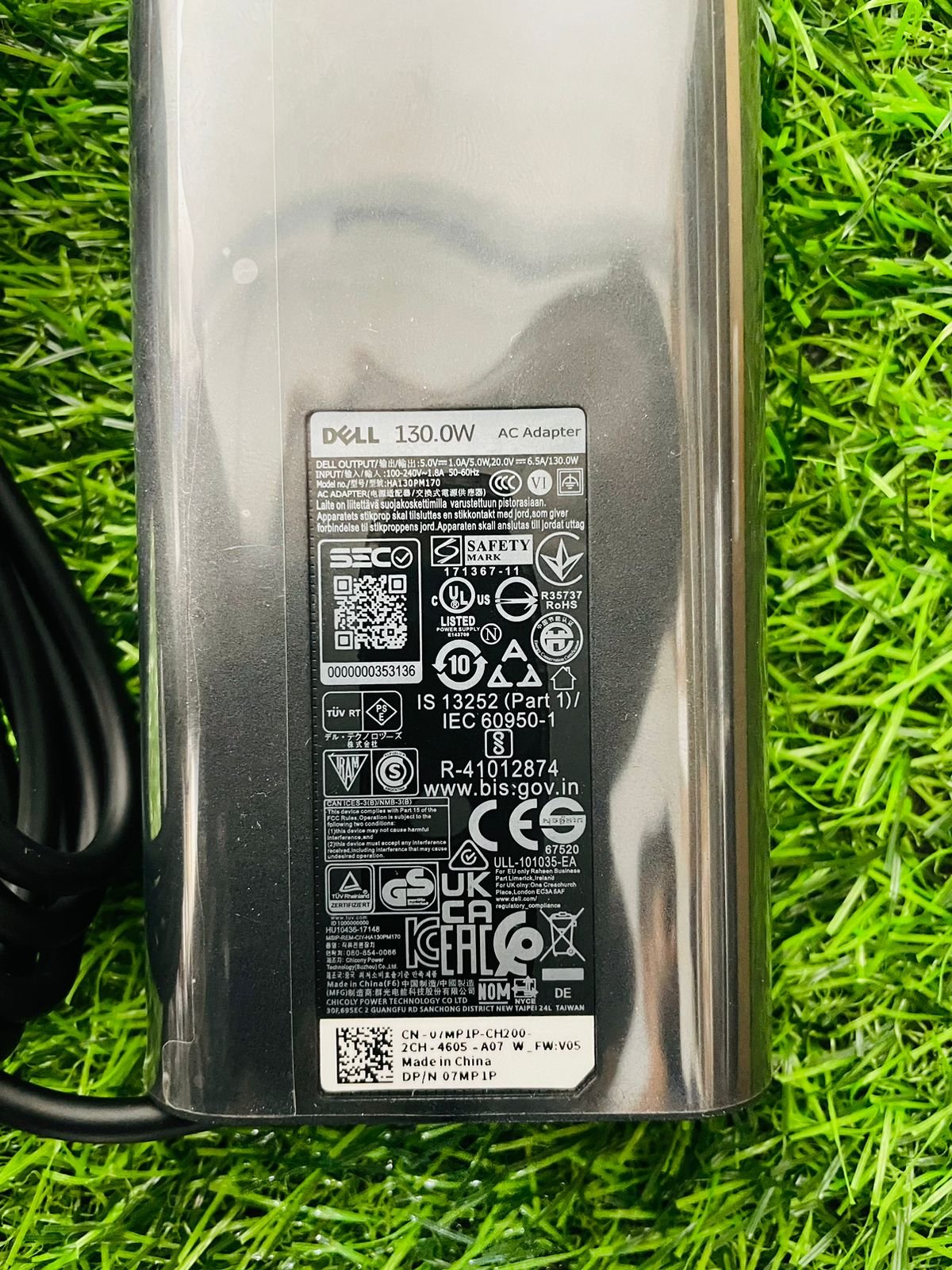 Adapter Dell OEM Genuine Type C 130W Charger 20V 6.5A Precision 5530 2in1Dell XPS 15 2in1 K00F5 - Image 2